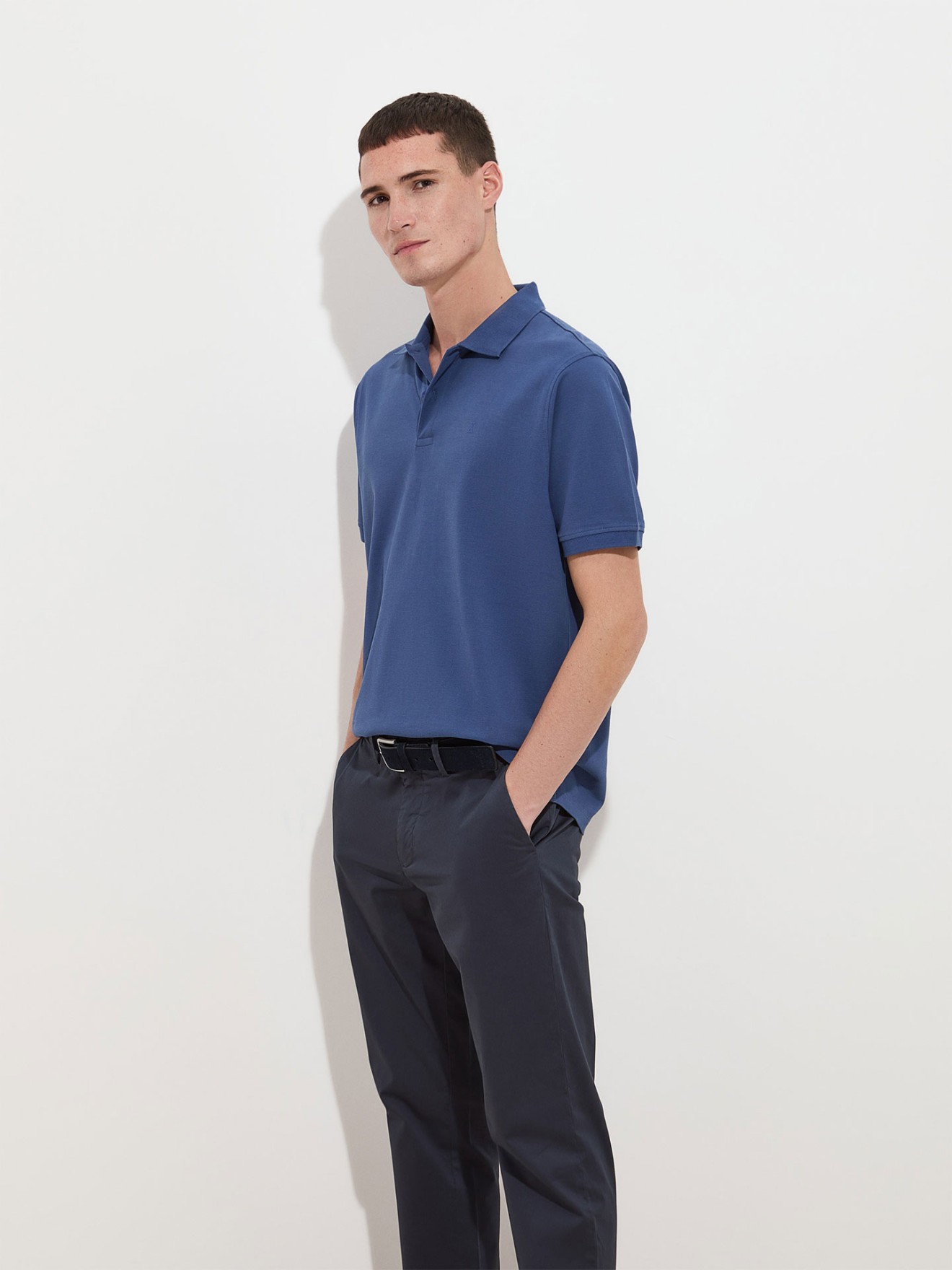 Polo de Algod�o Regular Fit