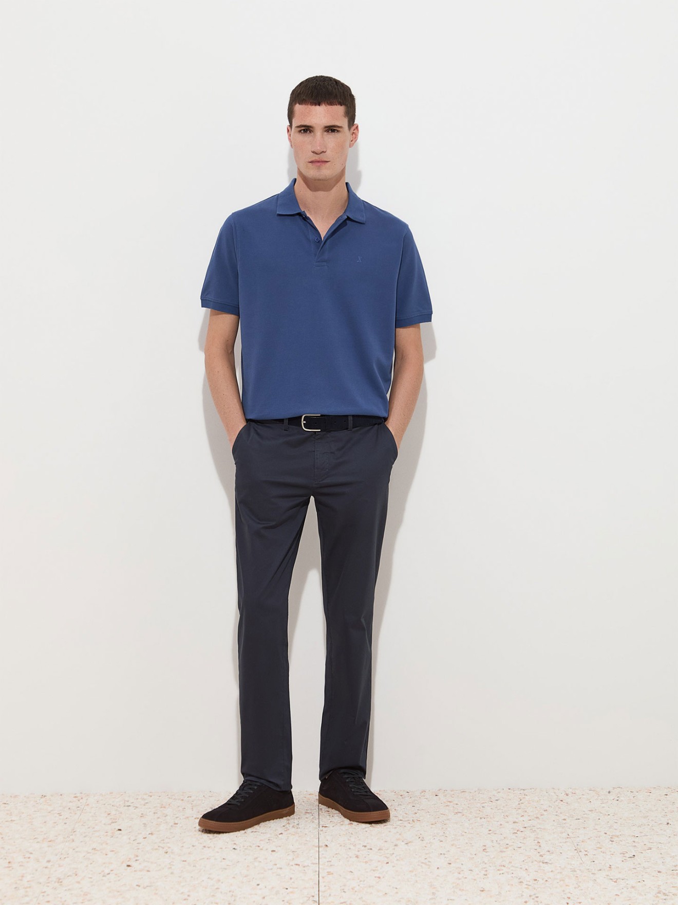 Polo de Algod�o Regular Fit