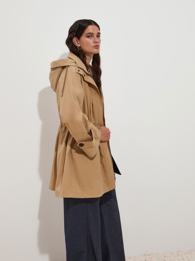 Parka com Capuz Removível
