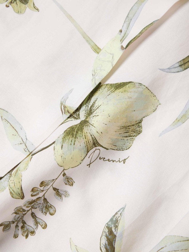 Vestido Midi com Padrão