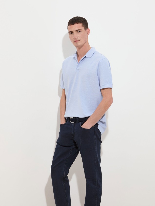 Polo Piqué Bicolor