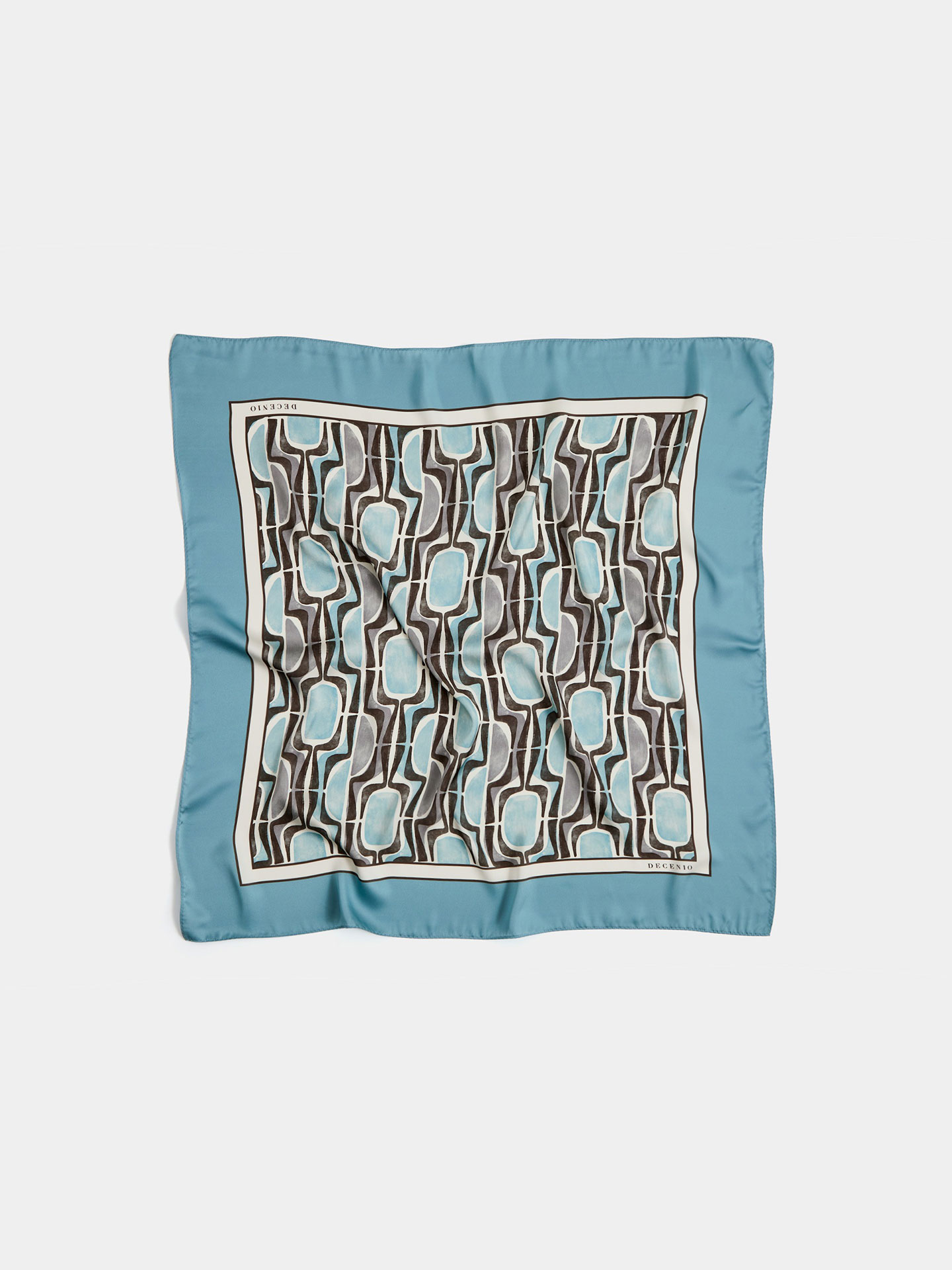 Lenço Quadrado com Estampado