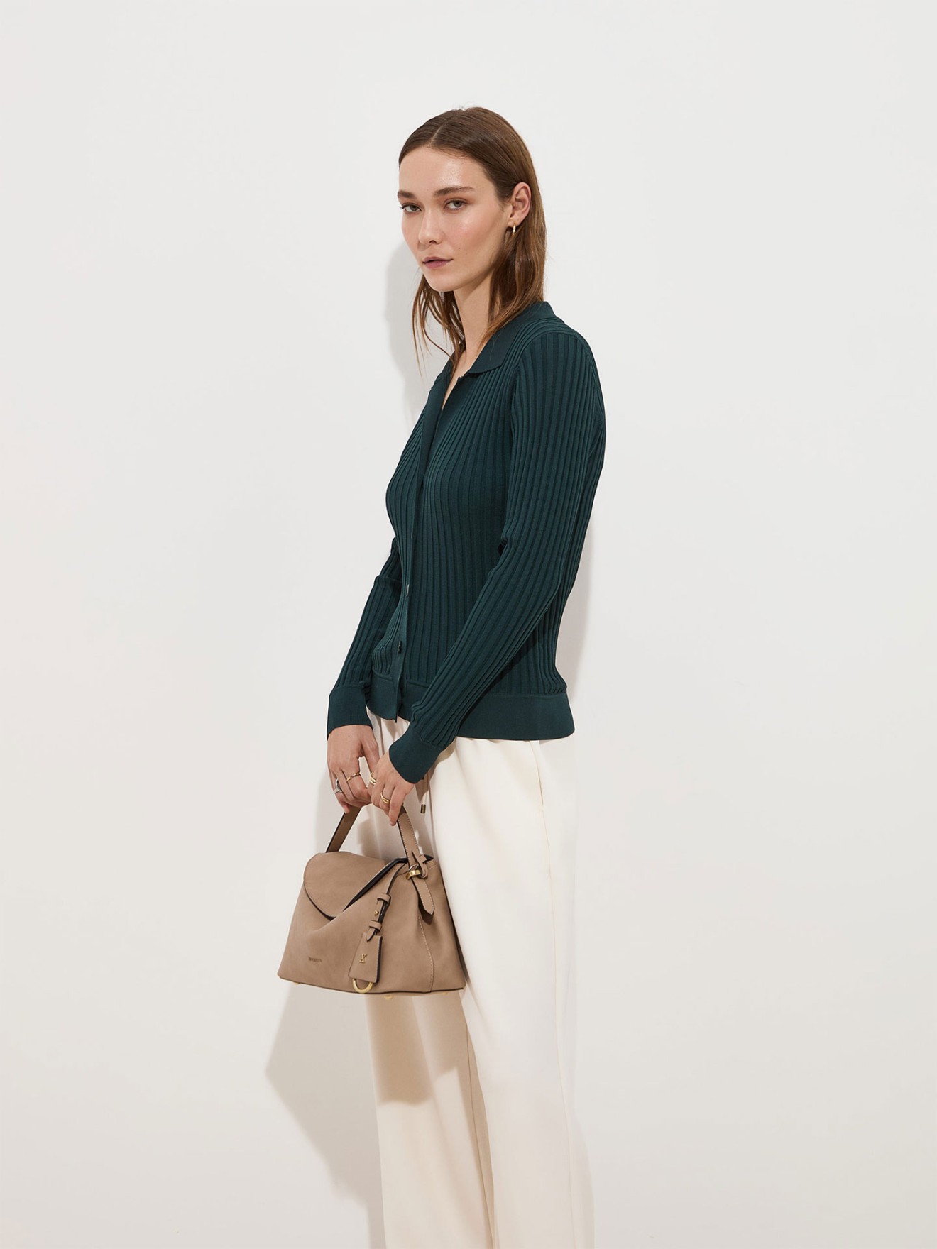 Casaco de Malha Canelada