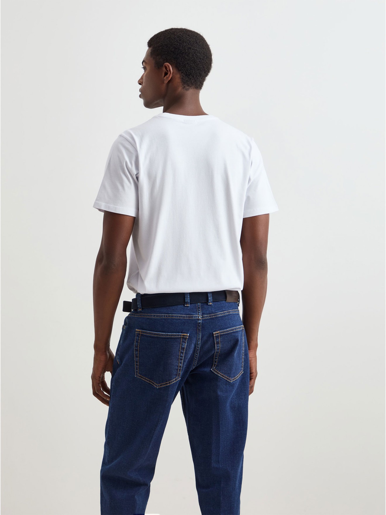 T-shirt Básica de Algodão