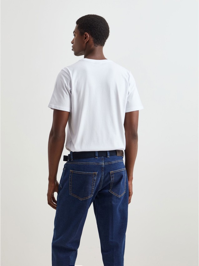 T-shirt Básica de Algodão