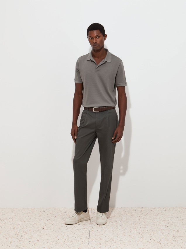 Calças Chino de Corte Clássico