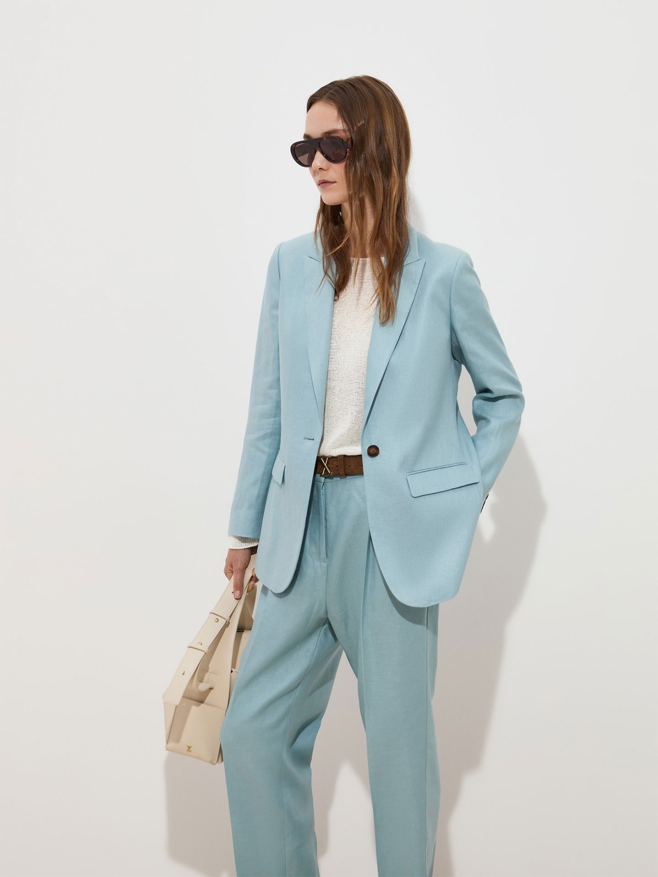 Blazer Regular Fit de Linho