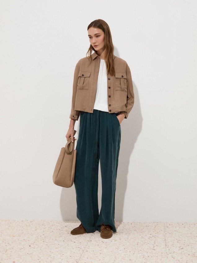 Sobrecamisa com Bolsos de Pala