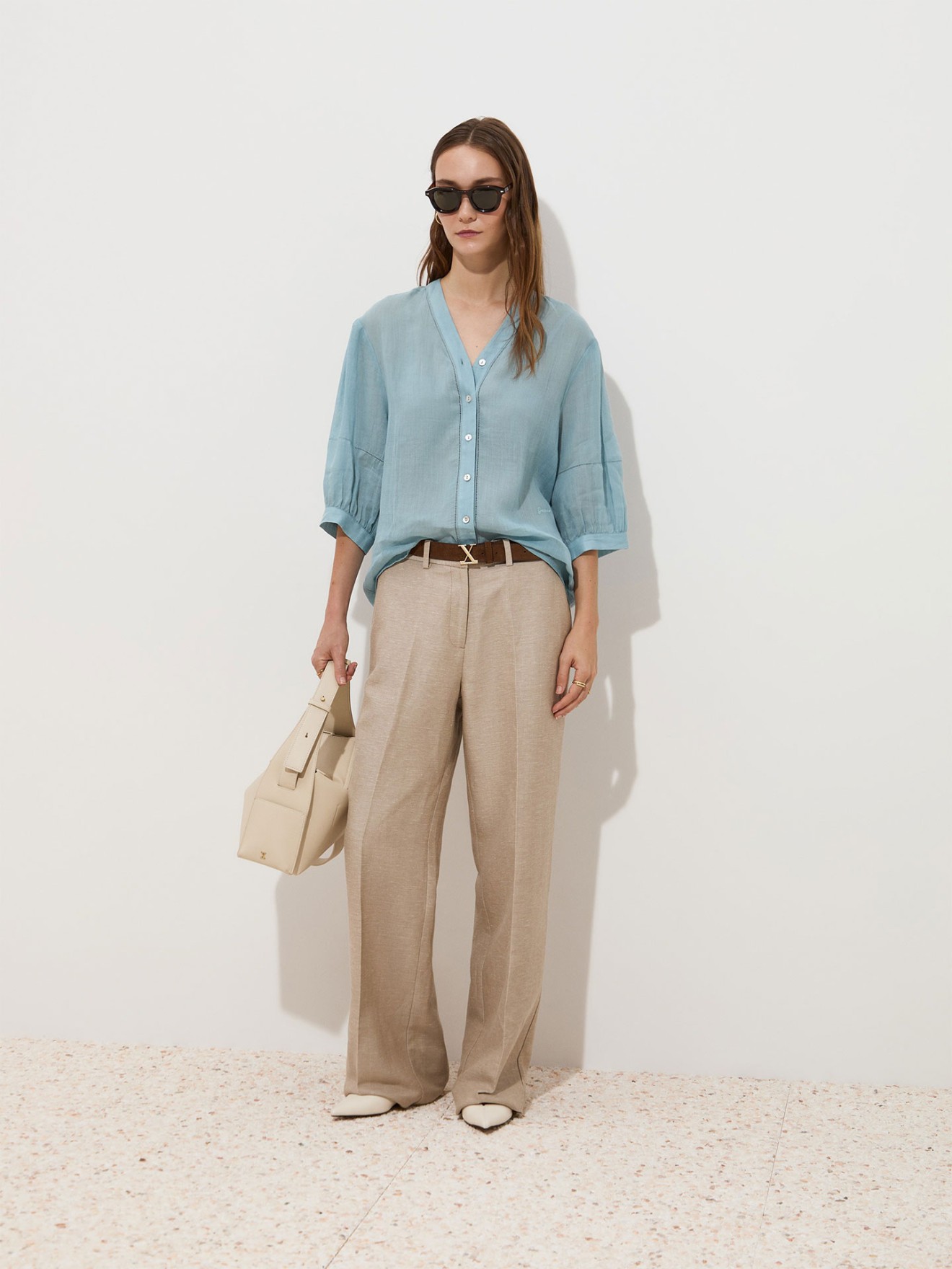 Blusa com Bordado Perfurado