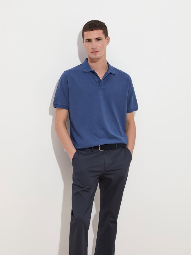 Polo de Algod�o Regular Fit