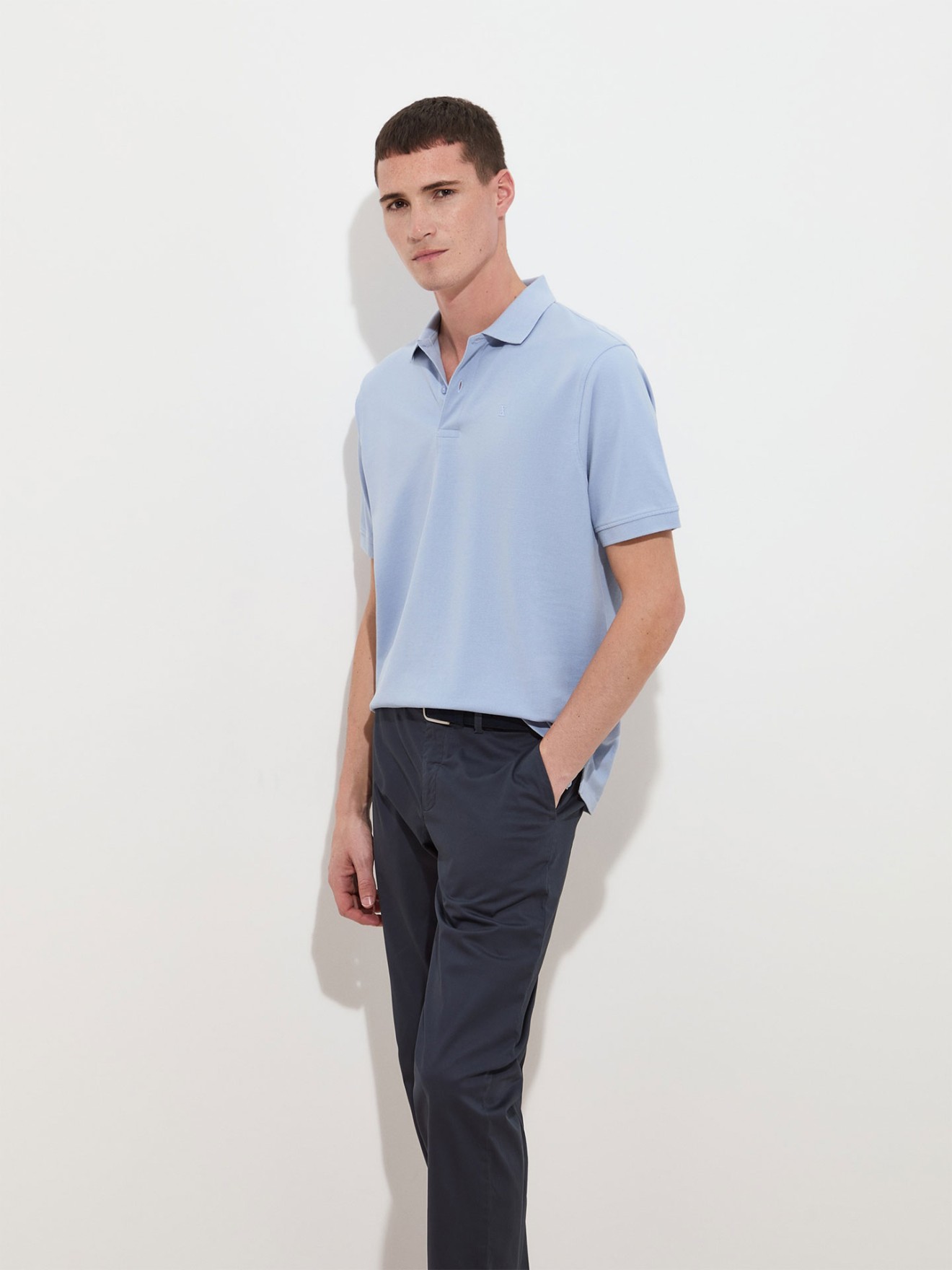 Polo de Algodão Regular Fit