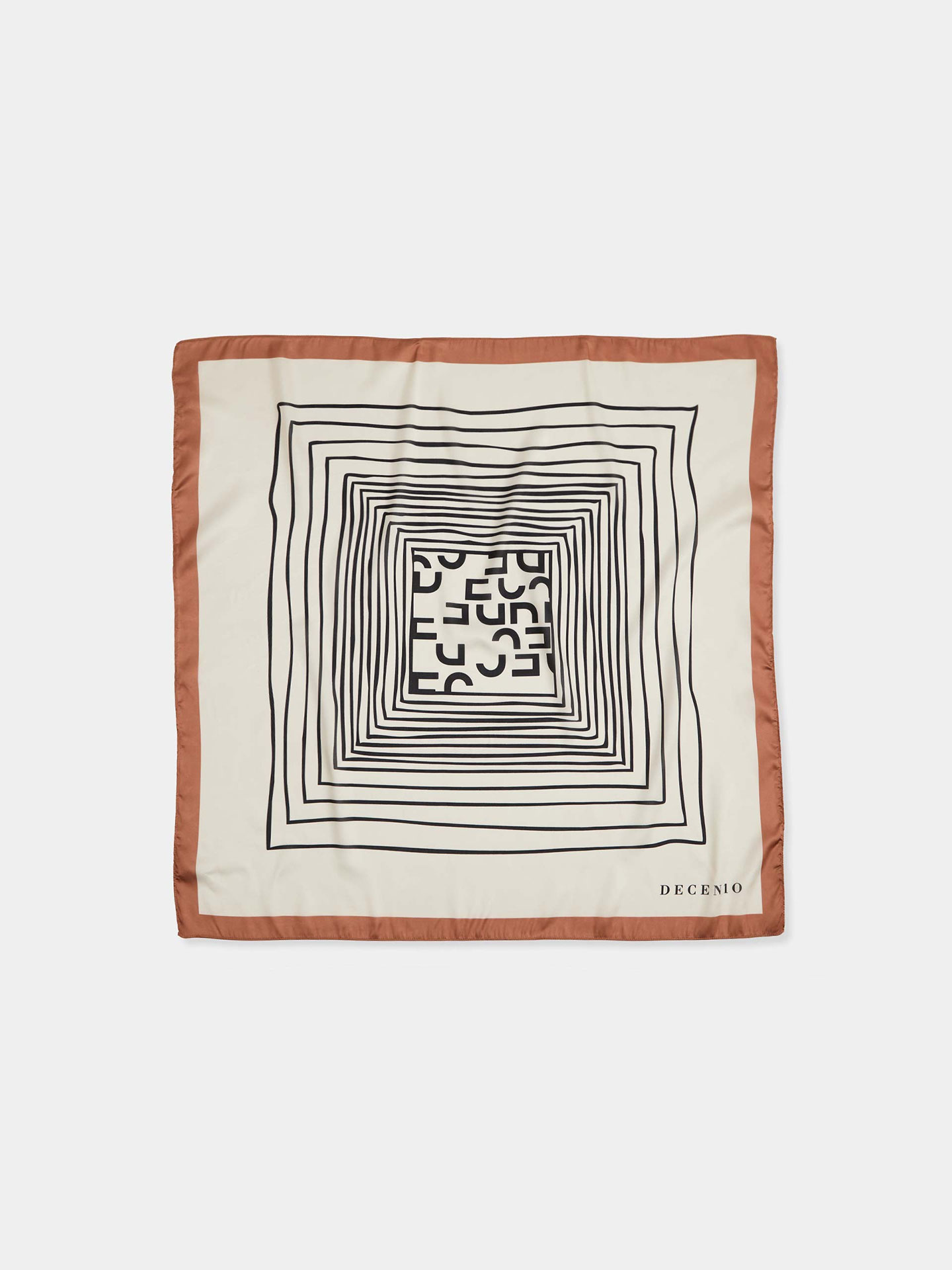 Lenço Quadrado com Estampado