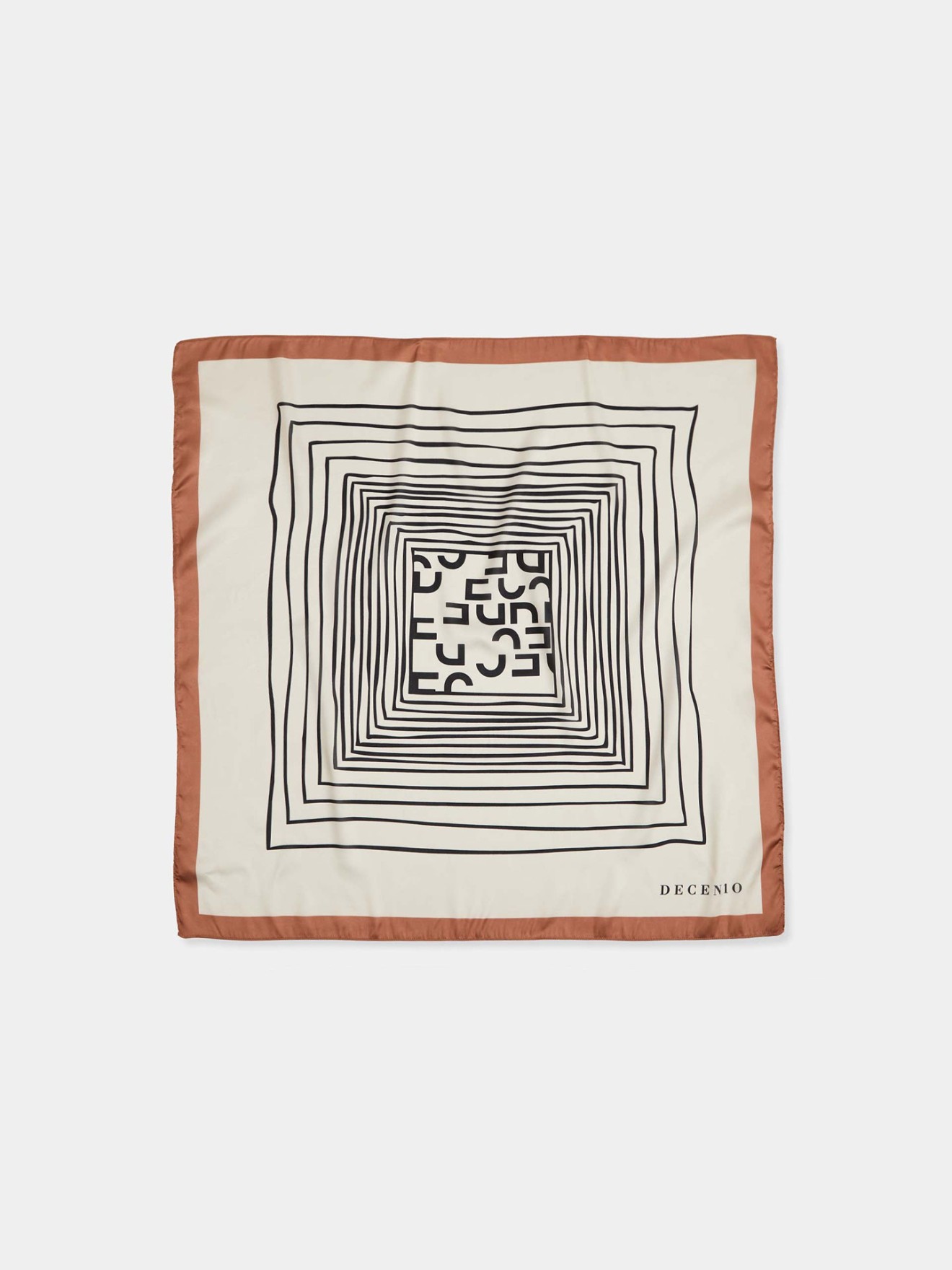 Lenço Quadrado com Estampado