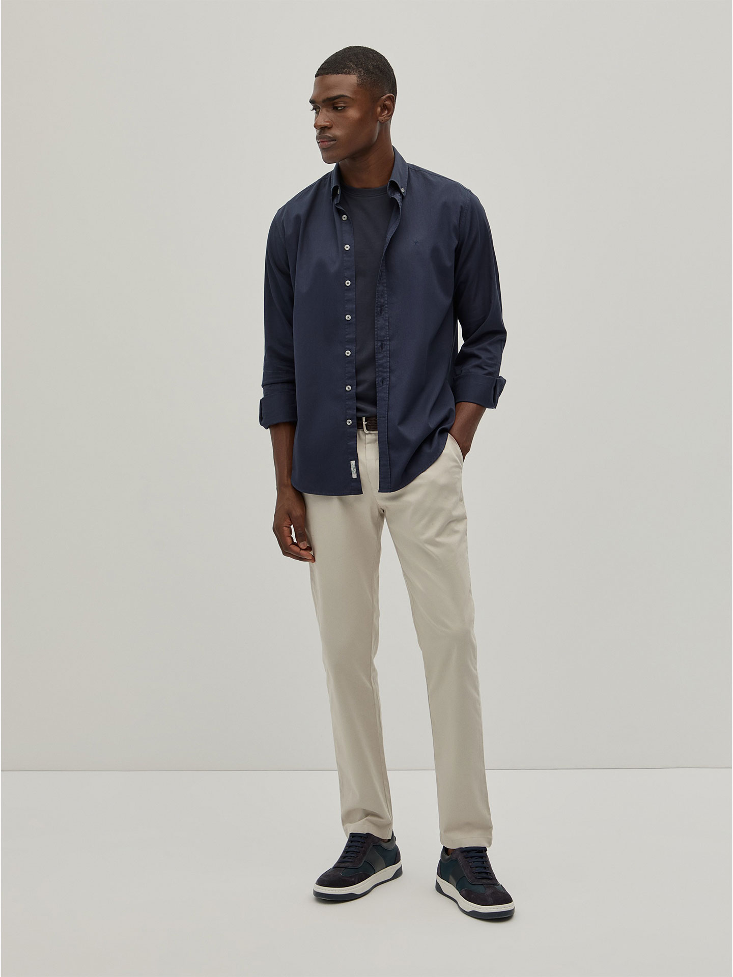 Camisa Lisa Regular Fit