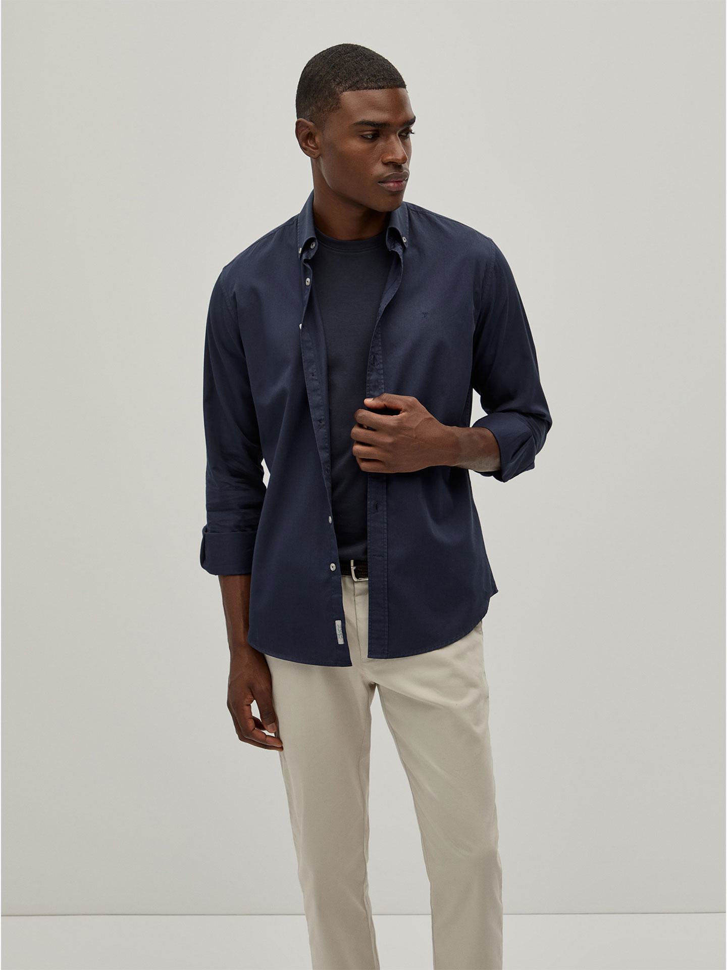 Camisa Lisa Regular Fit