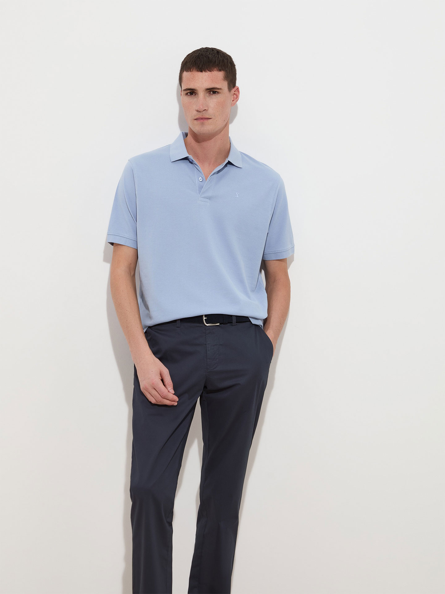 Polo de Algodão Regular Fit