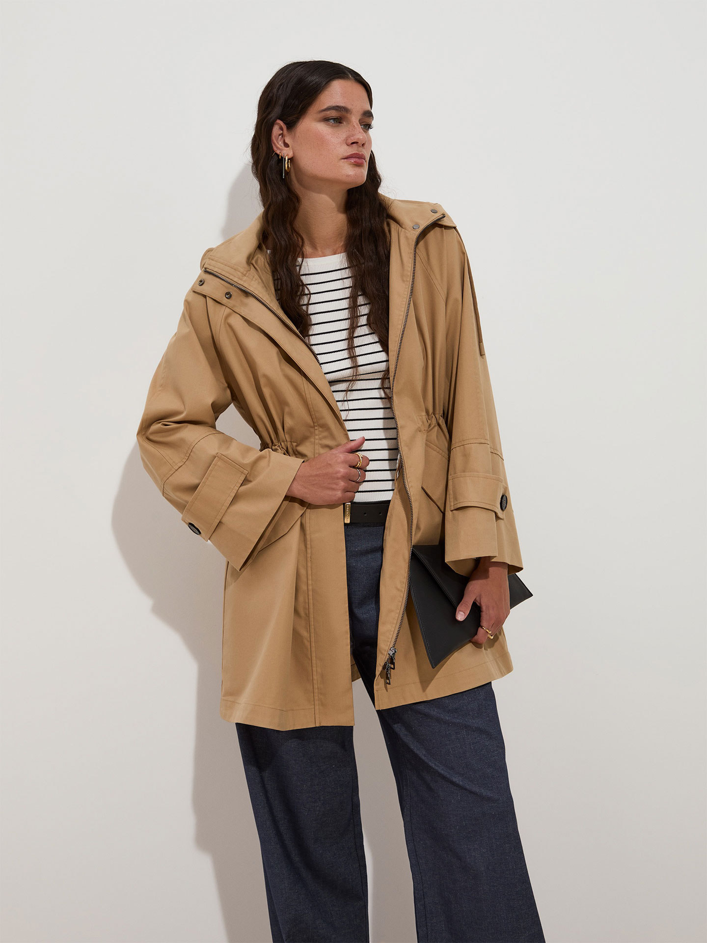 Parka com Capuz Removível