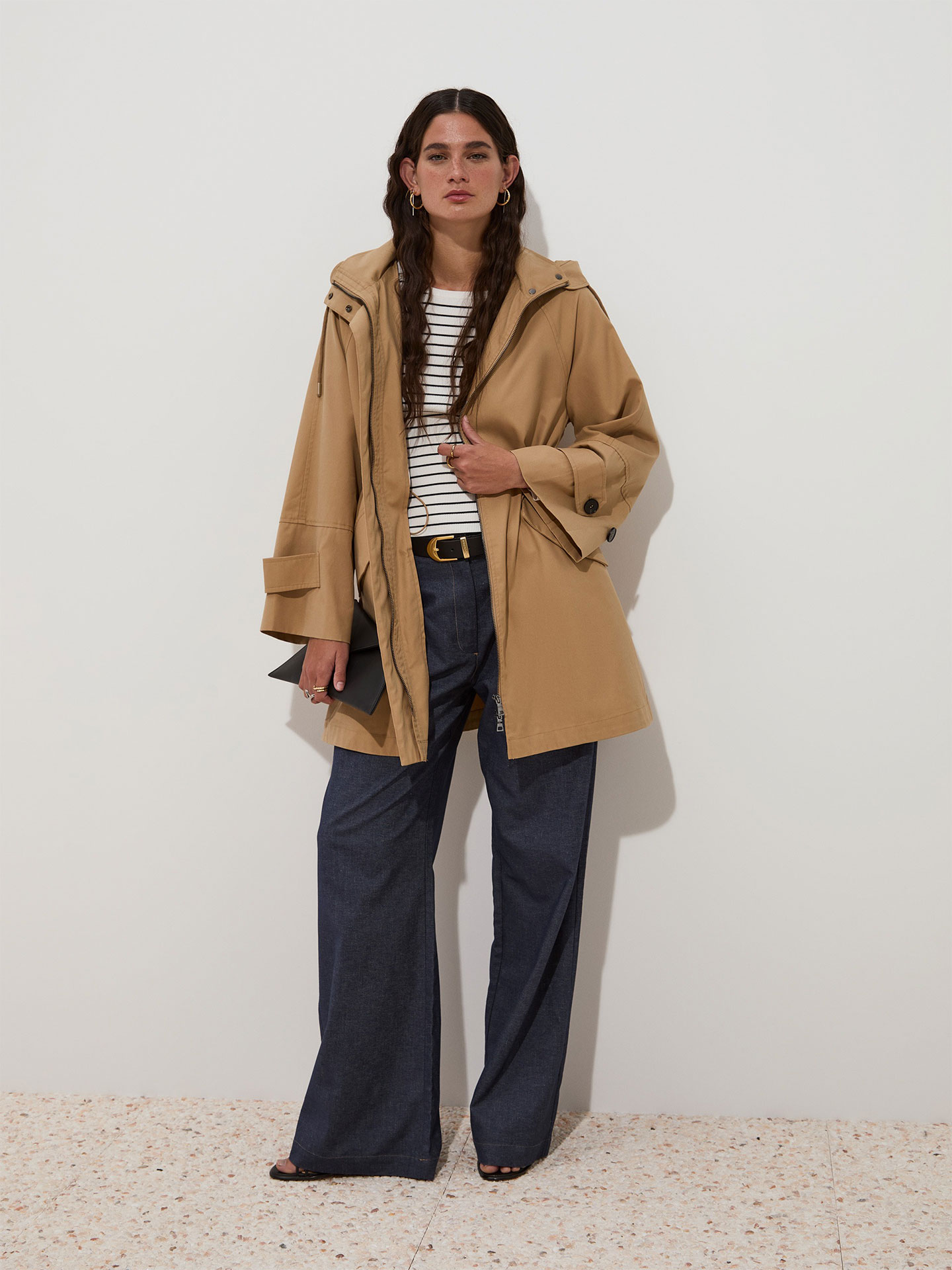 Parka com Capuz Removível