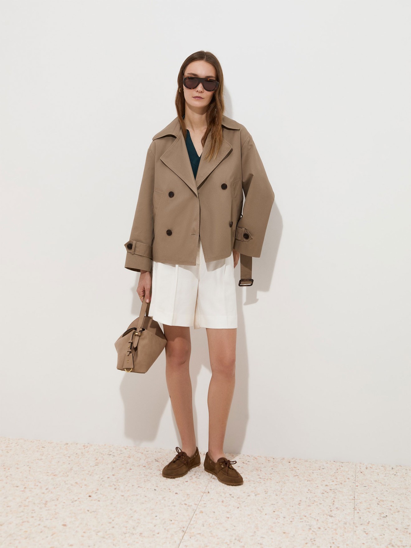 Gabardine Curta de Trespasse