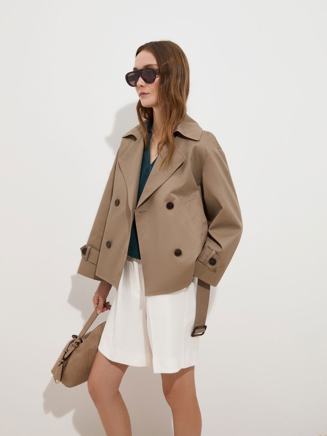 Gabardine Curta de Trespasse