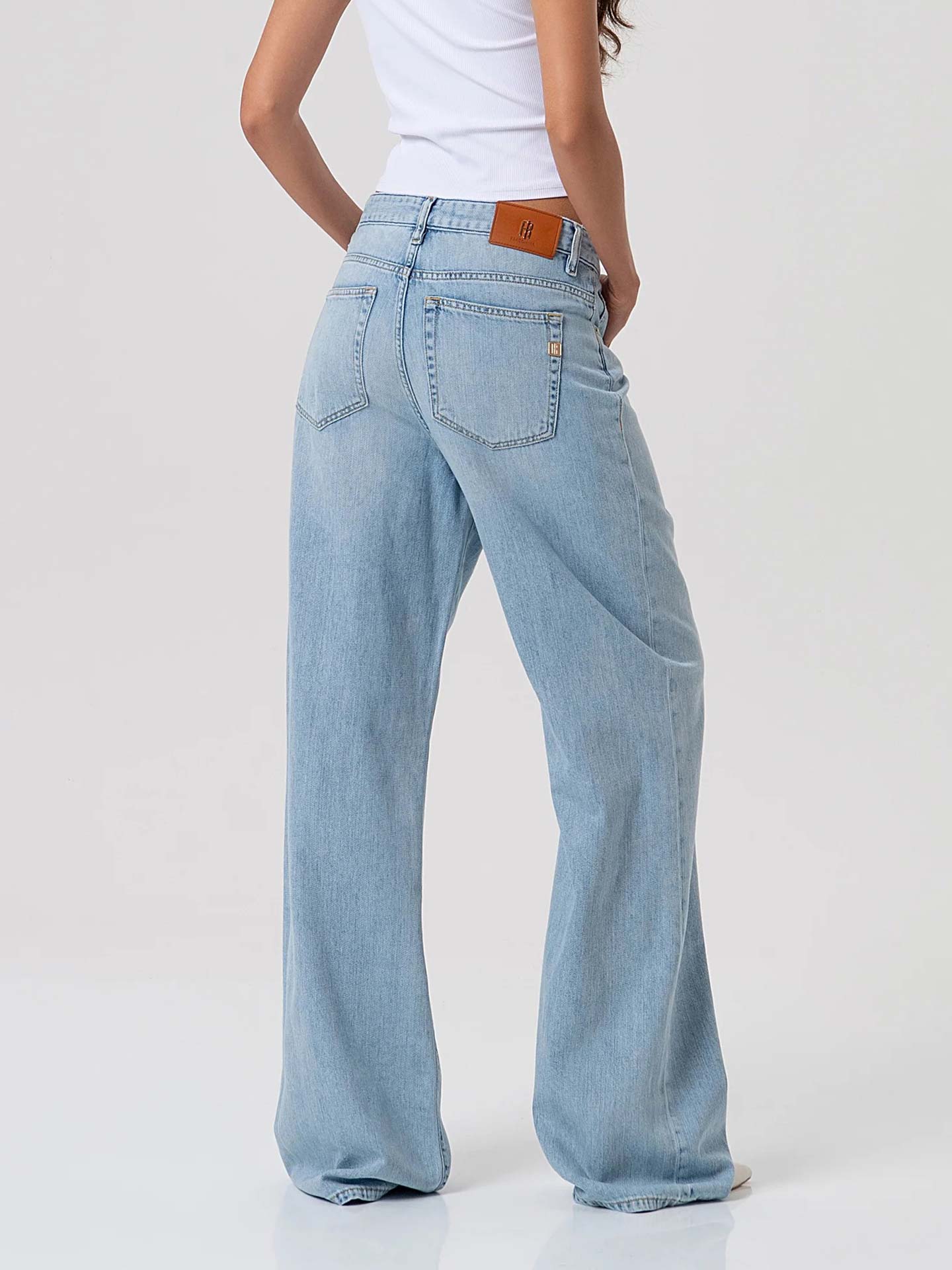 Calças de Ganga Flared