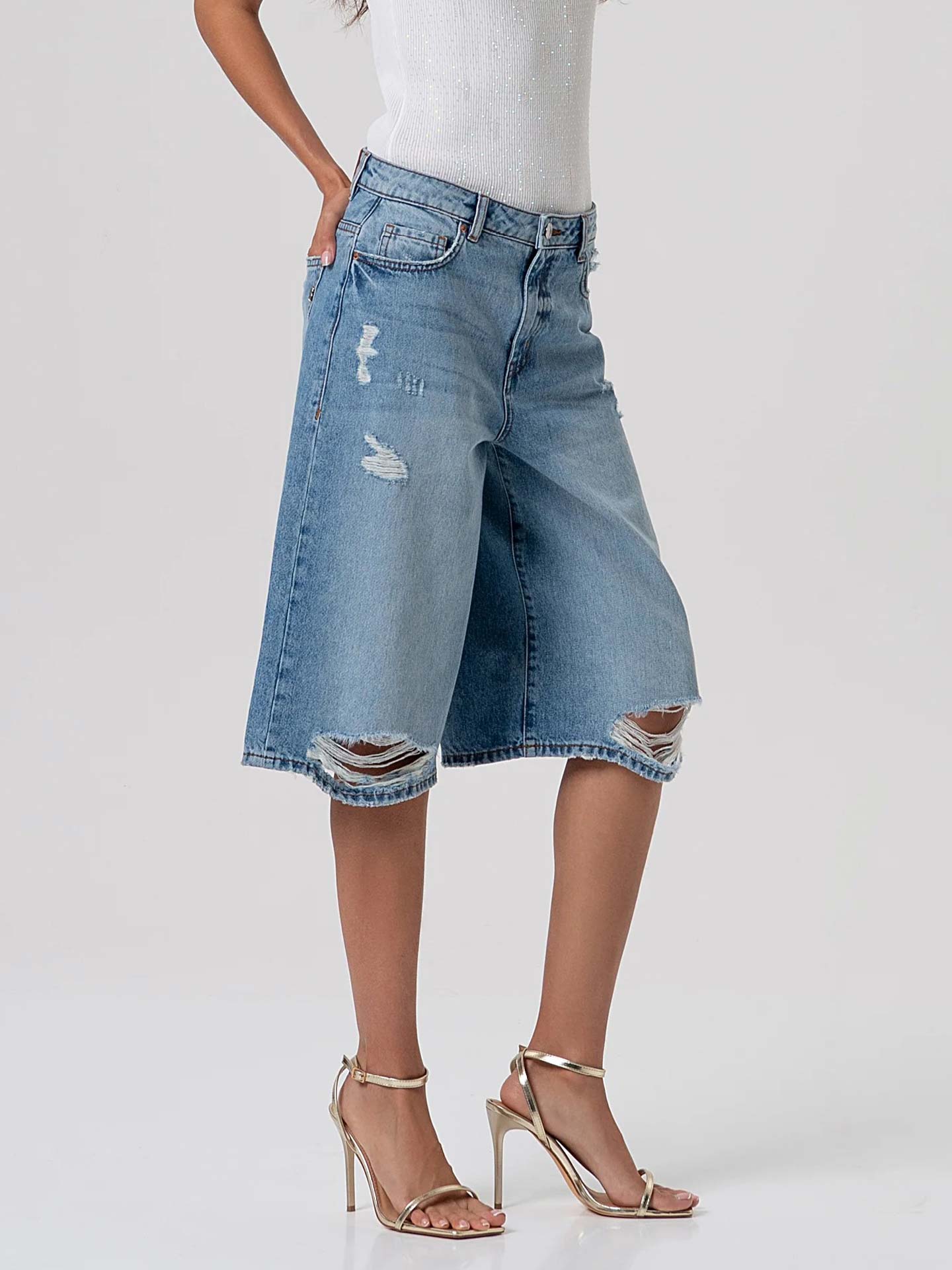 Bermudas de Ganga de Corte Regular