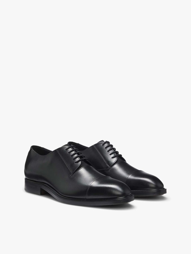 Sapatos Derby em Pele