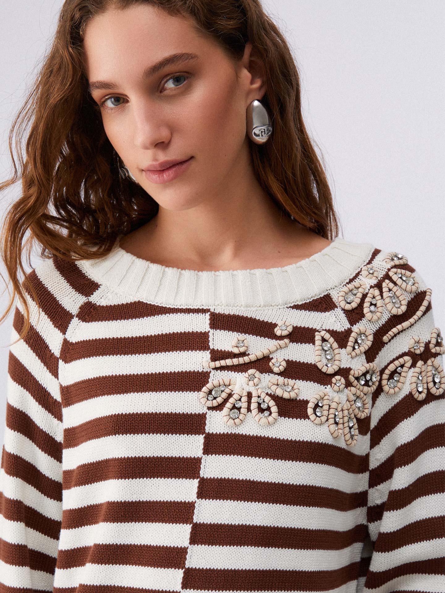Camisola de Malha às Riscas