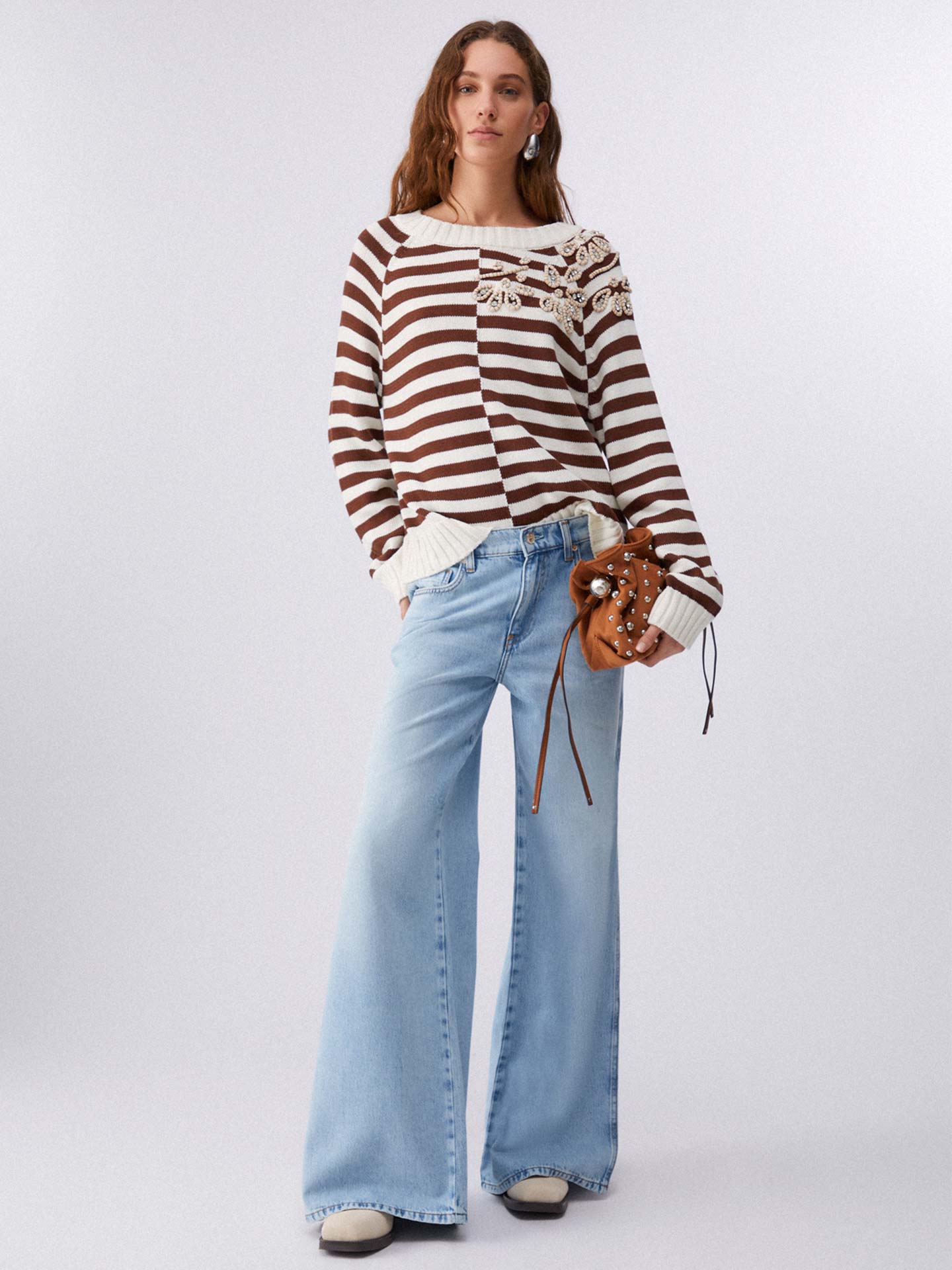 Camisola de Malha às Riscas