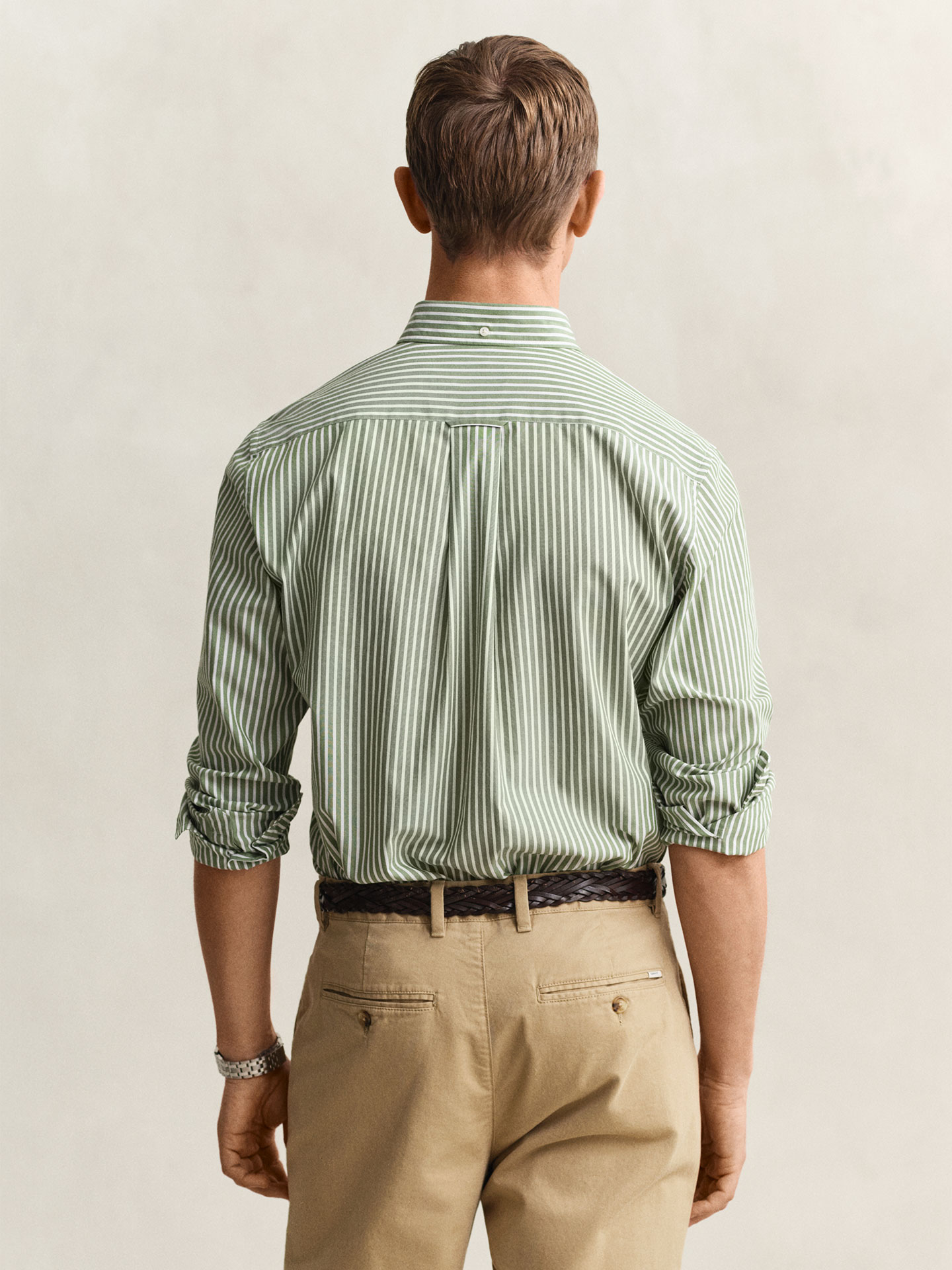 Camisa Regular Fit às Riscas