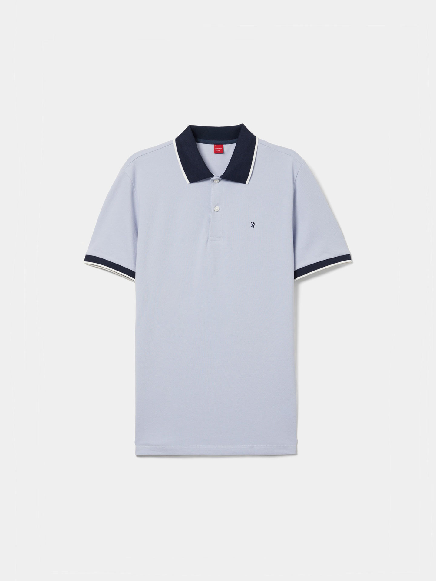 Polo com Gola Contrastante