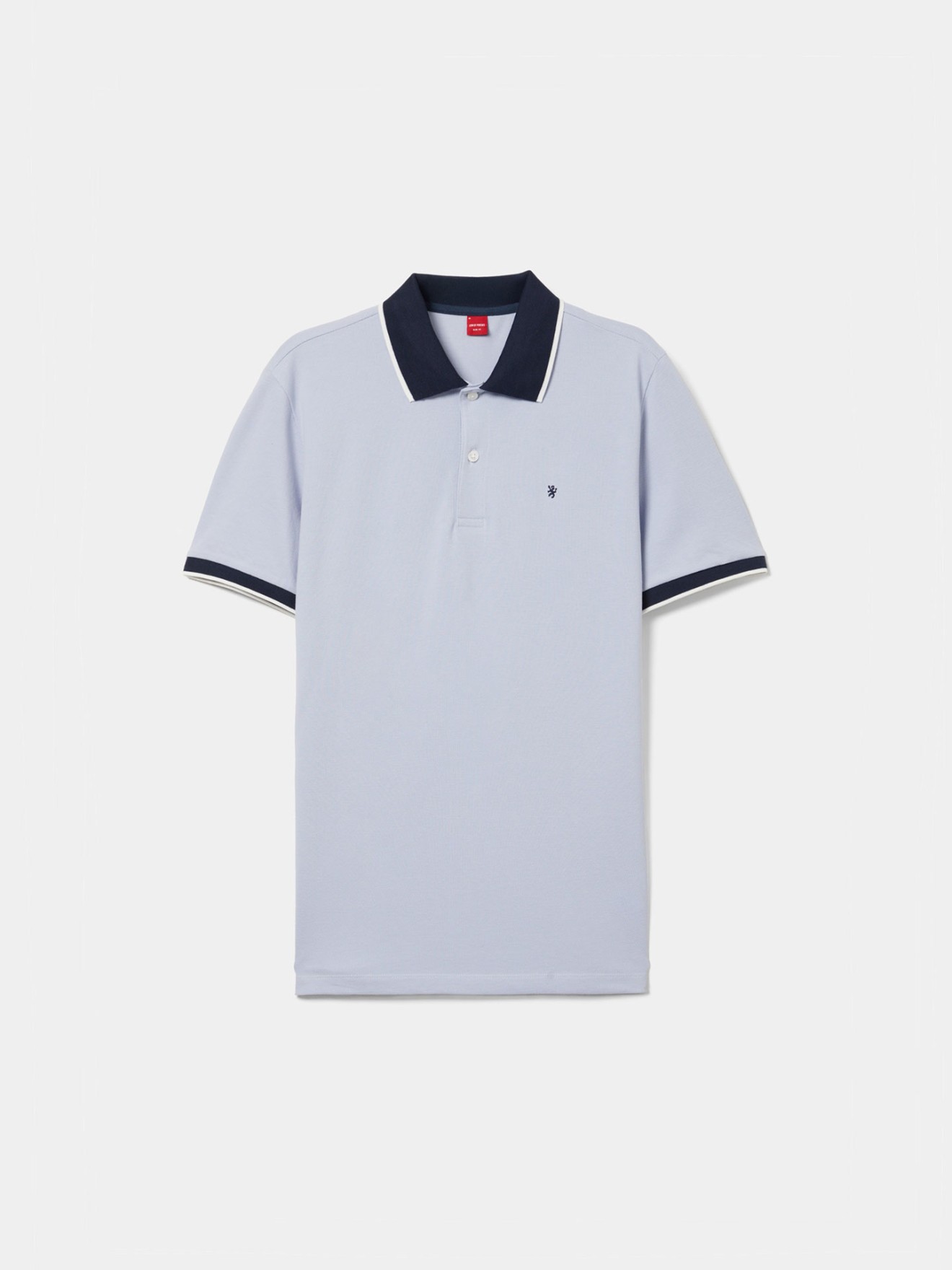 Polo com Gola Contrastante