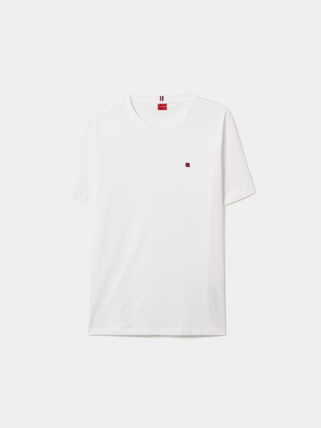 T-shirt Básica com Bordado