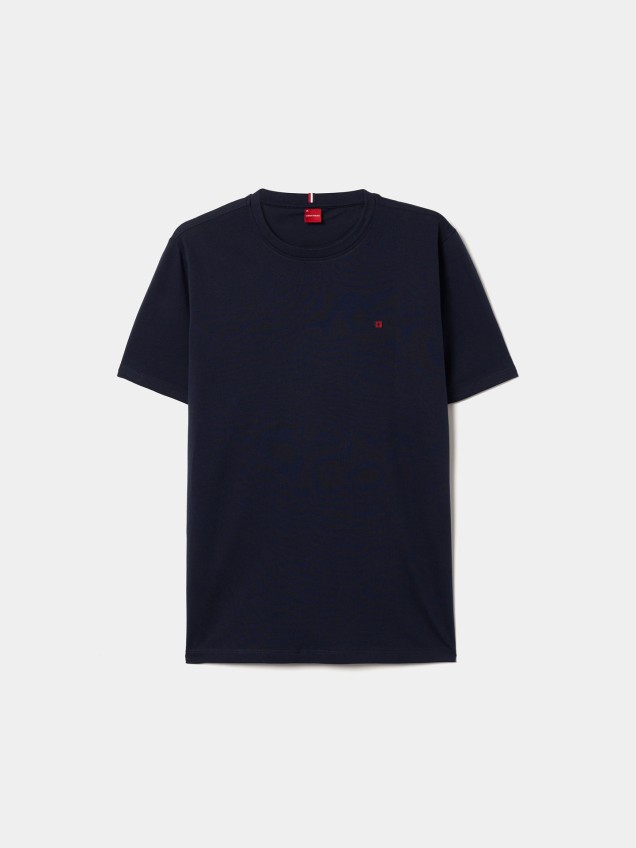 T-shirt Básica com Bordado