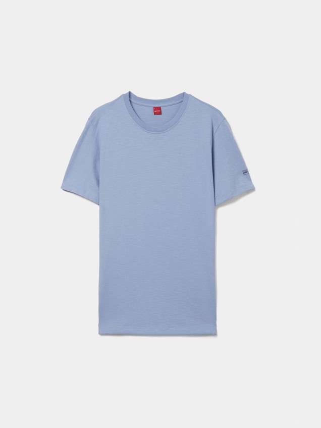 T-shirt com Gola Redonda