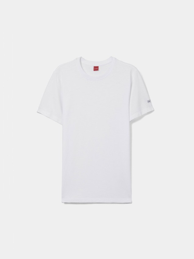 T-shirt com Gola Redonda