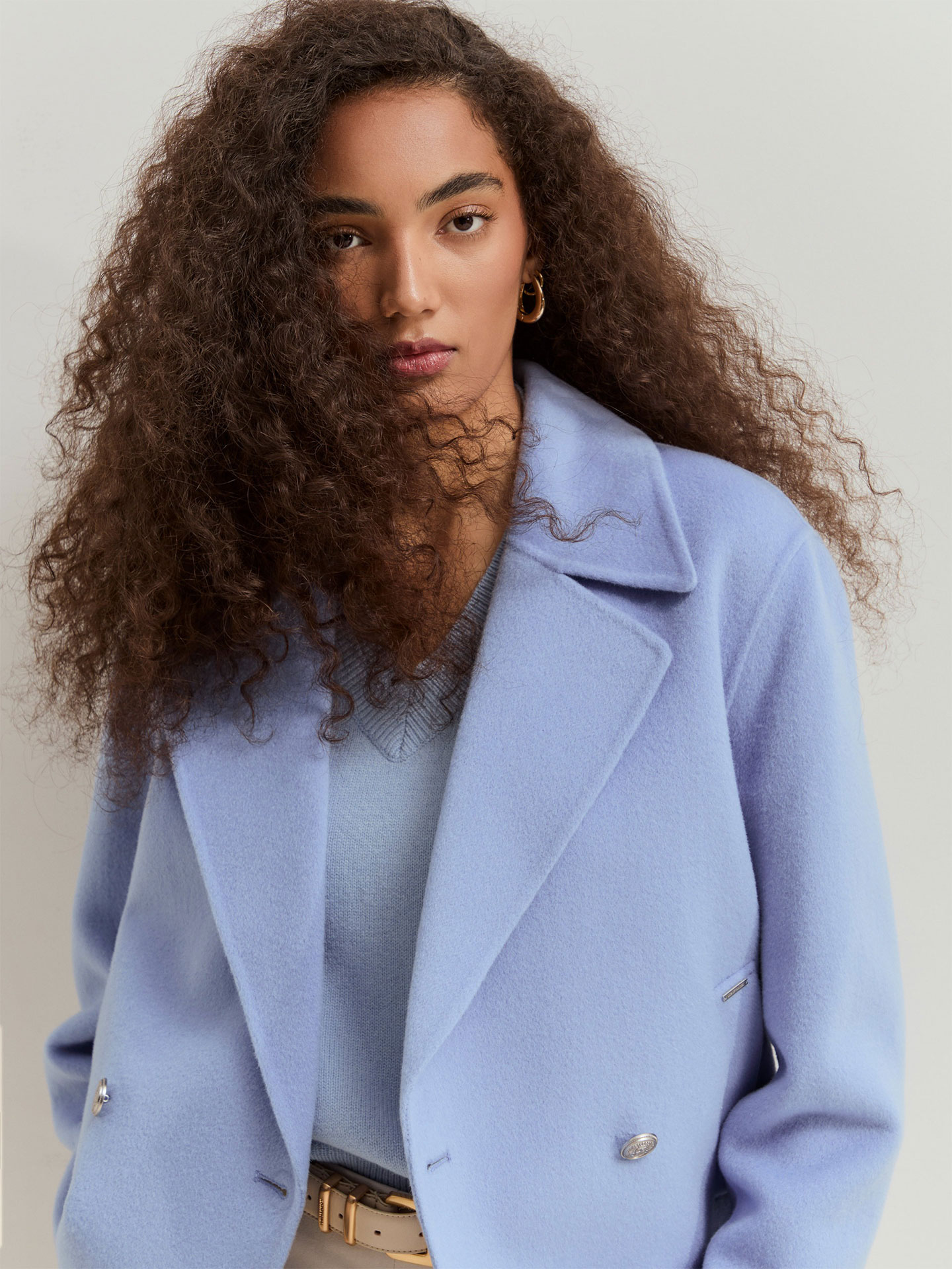 Sobretudo Curto Cruzado