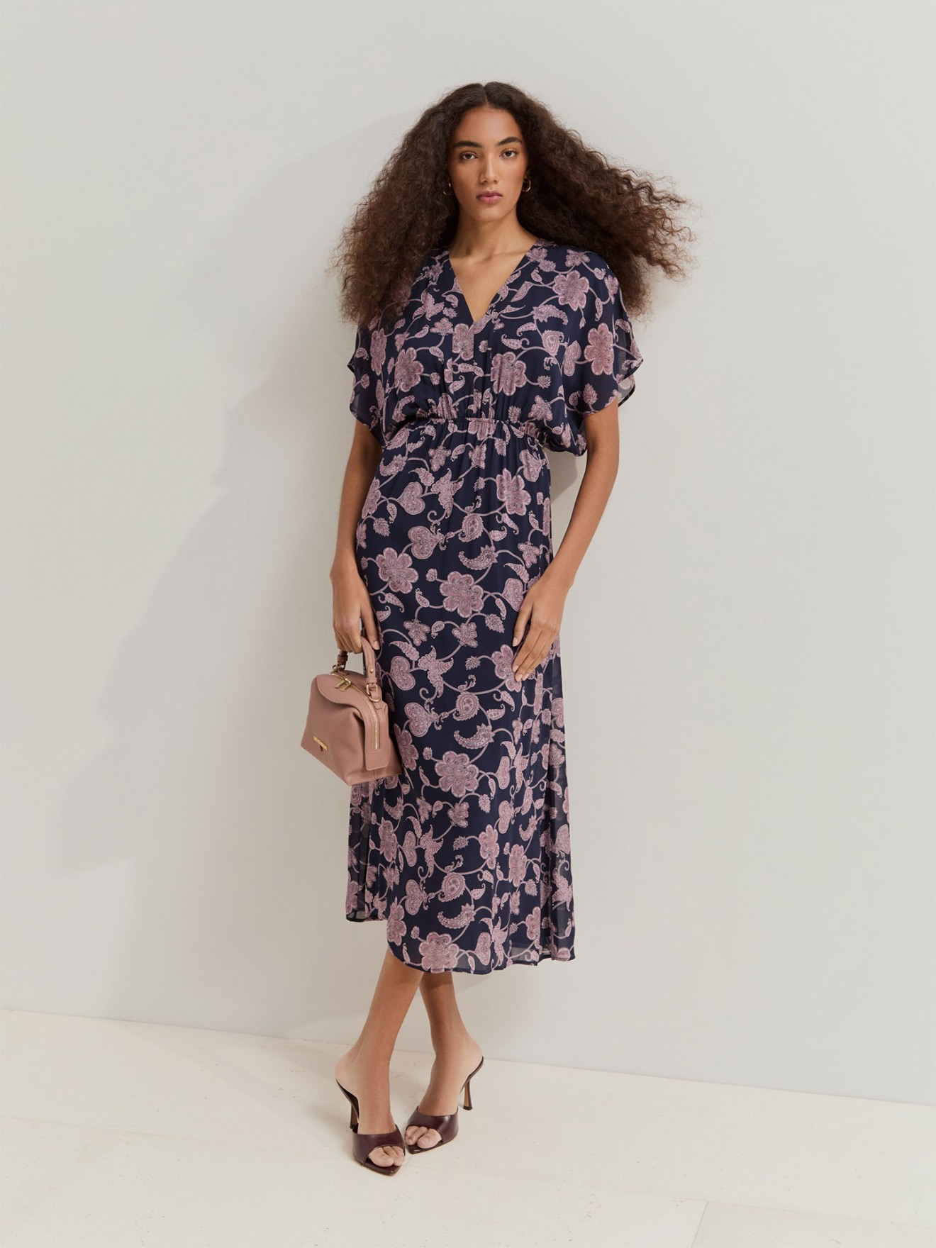 Vestido Midi Estampado