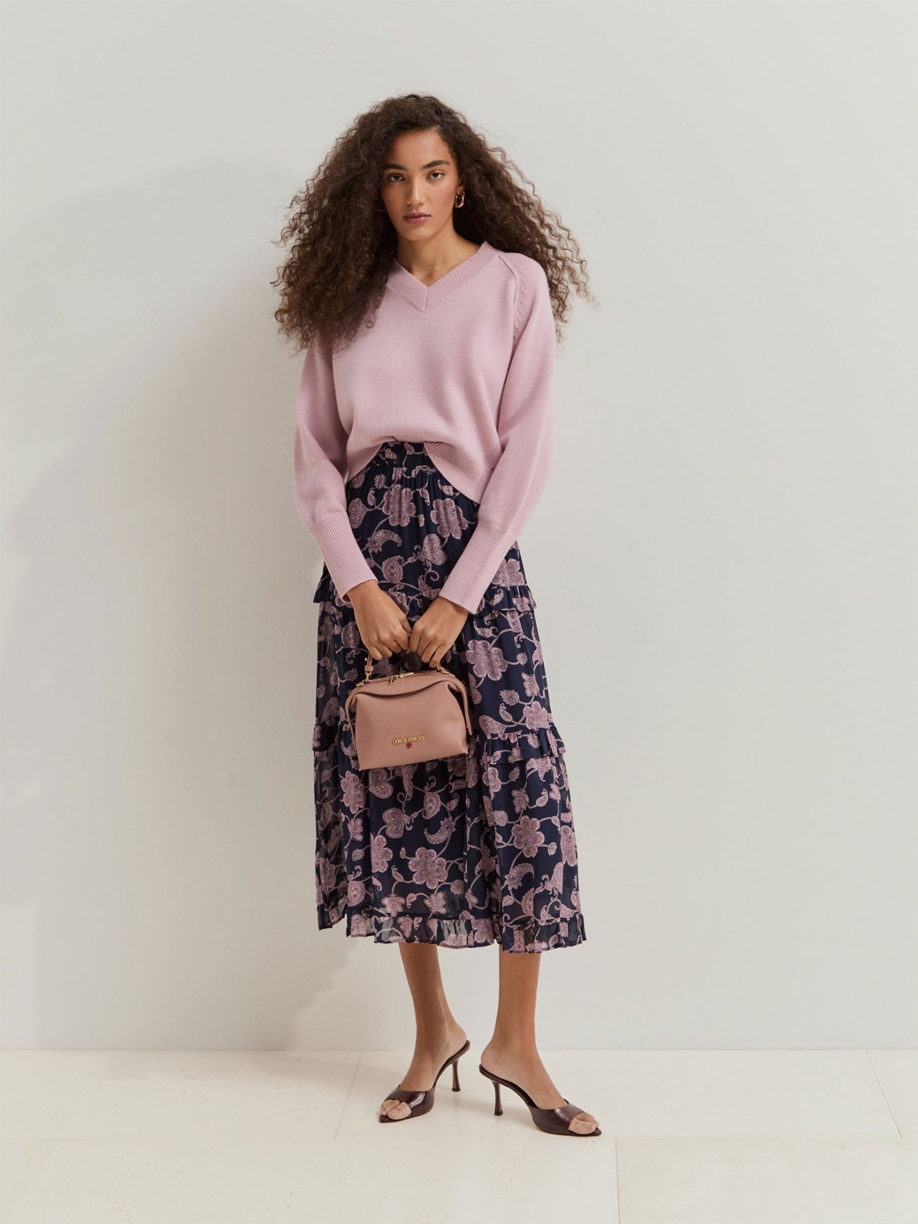 Camisola de Malha com Decote em V