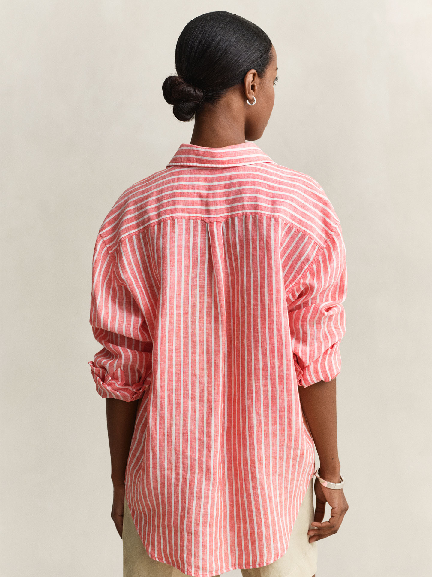 Camisa de Linho às Riscas