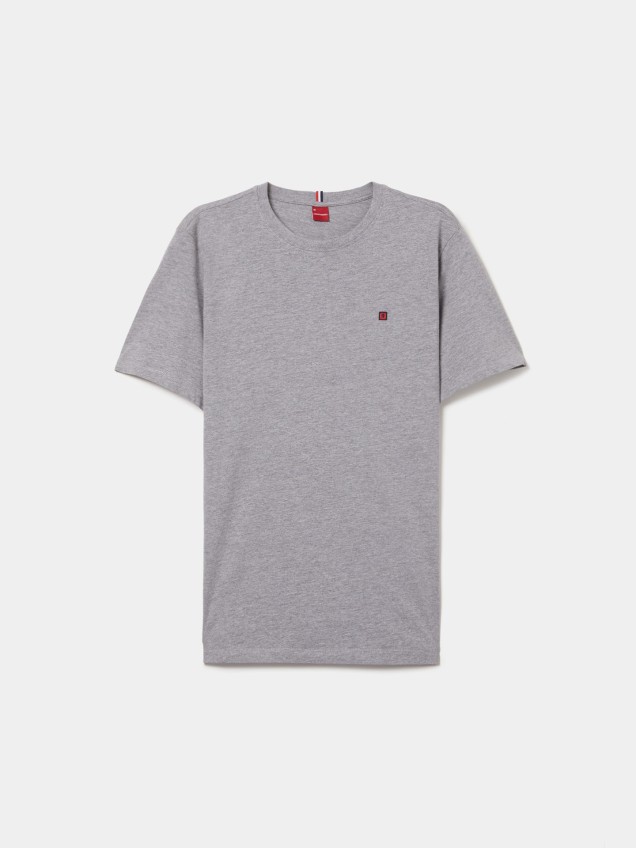 T-shirt Básica com Bordado