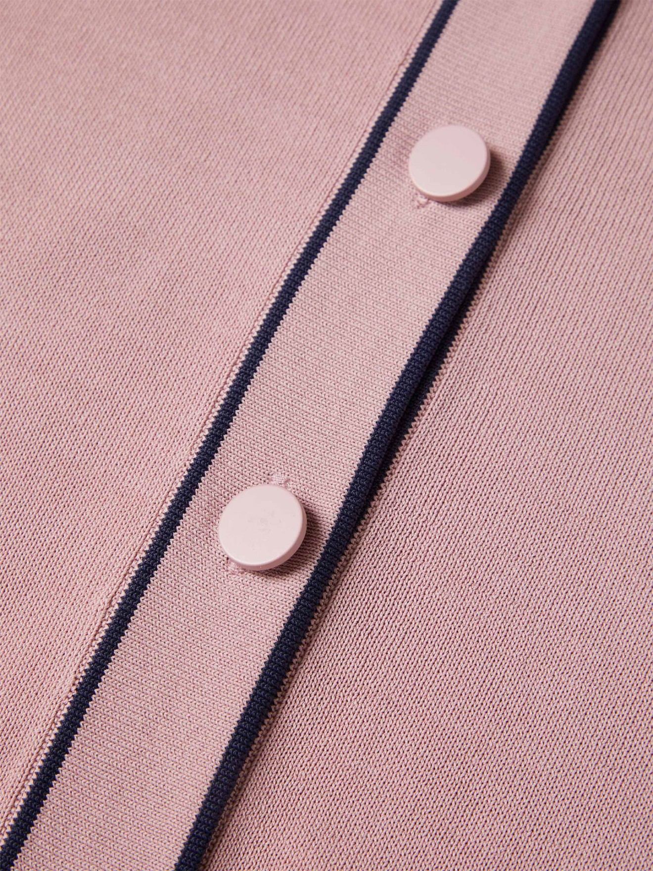 Casaco de Malha com Riscas em Contraste