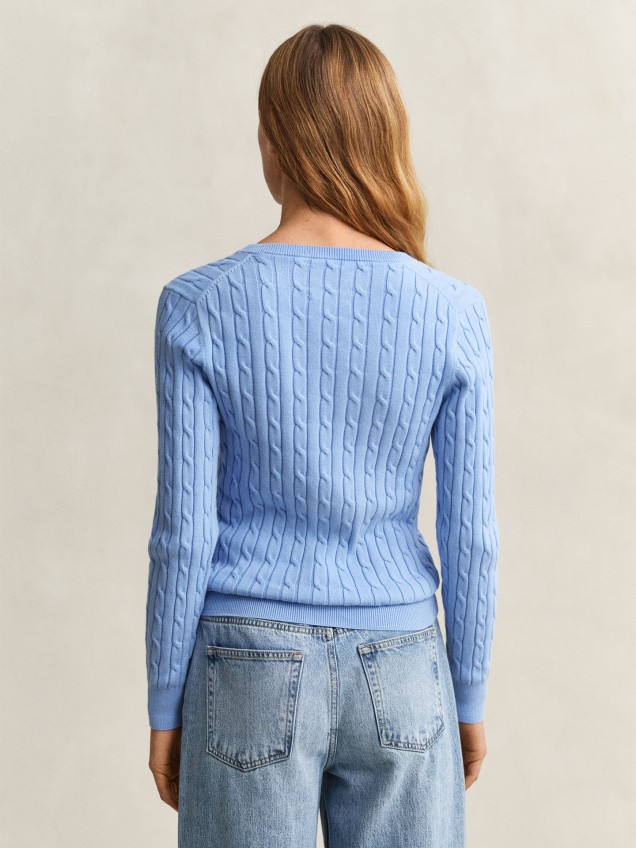 Camisola de Malha Entrançada