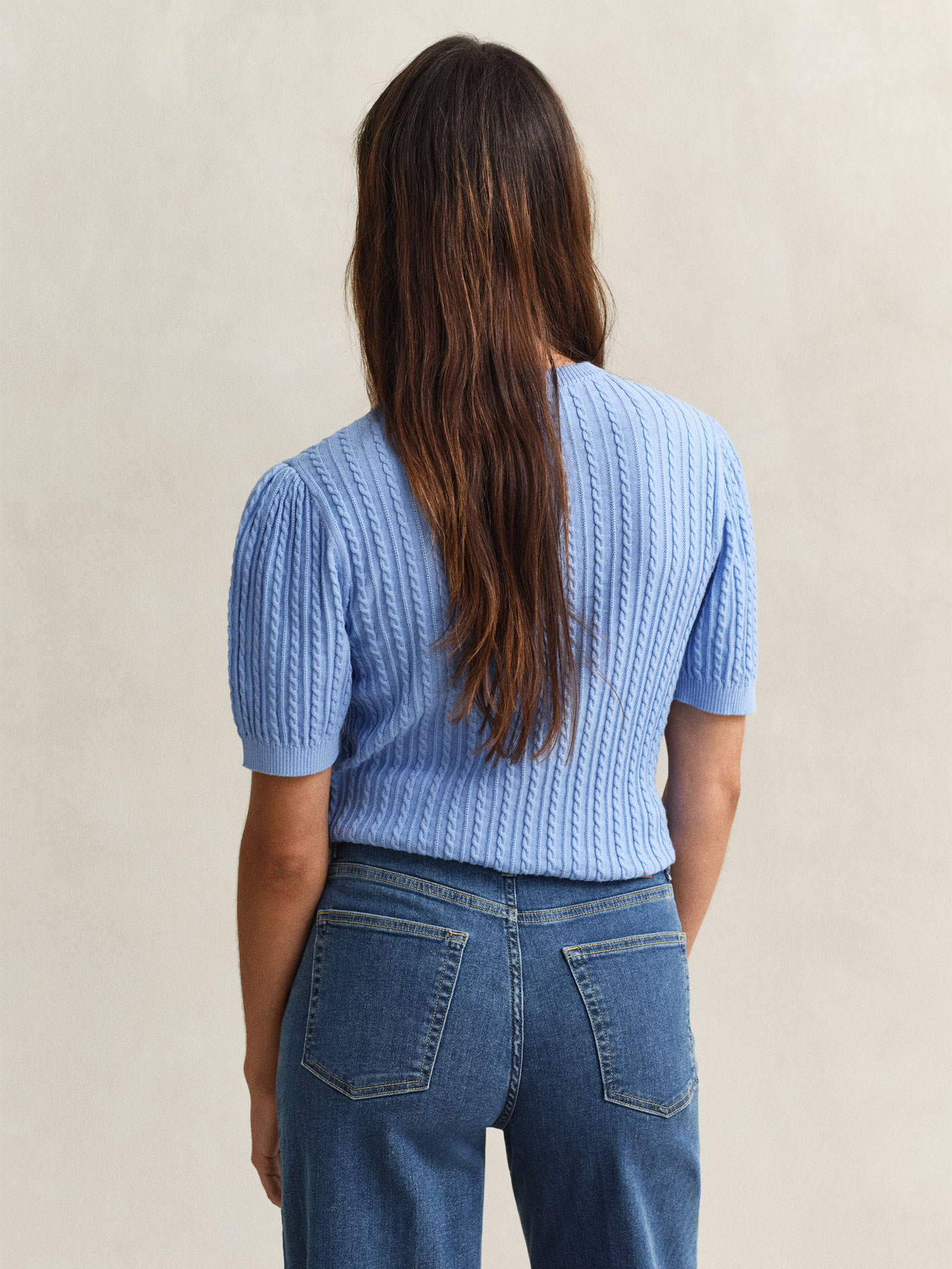 Camisola de Malha Entrançada