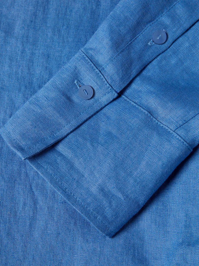 Camisa em Linho de Corte Regular