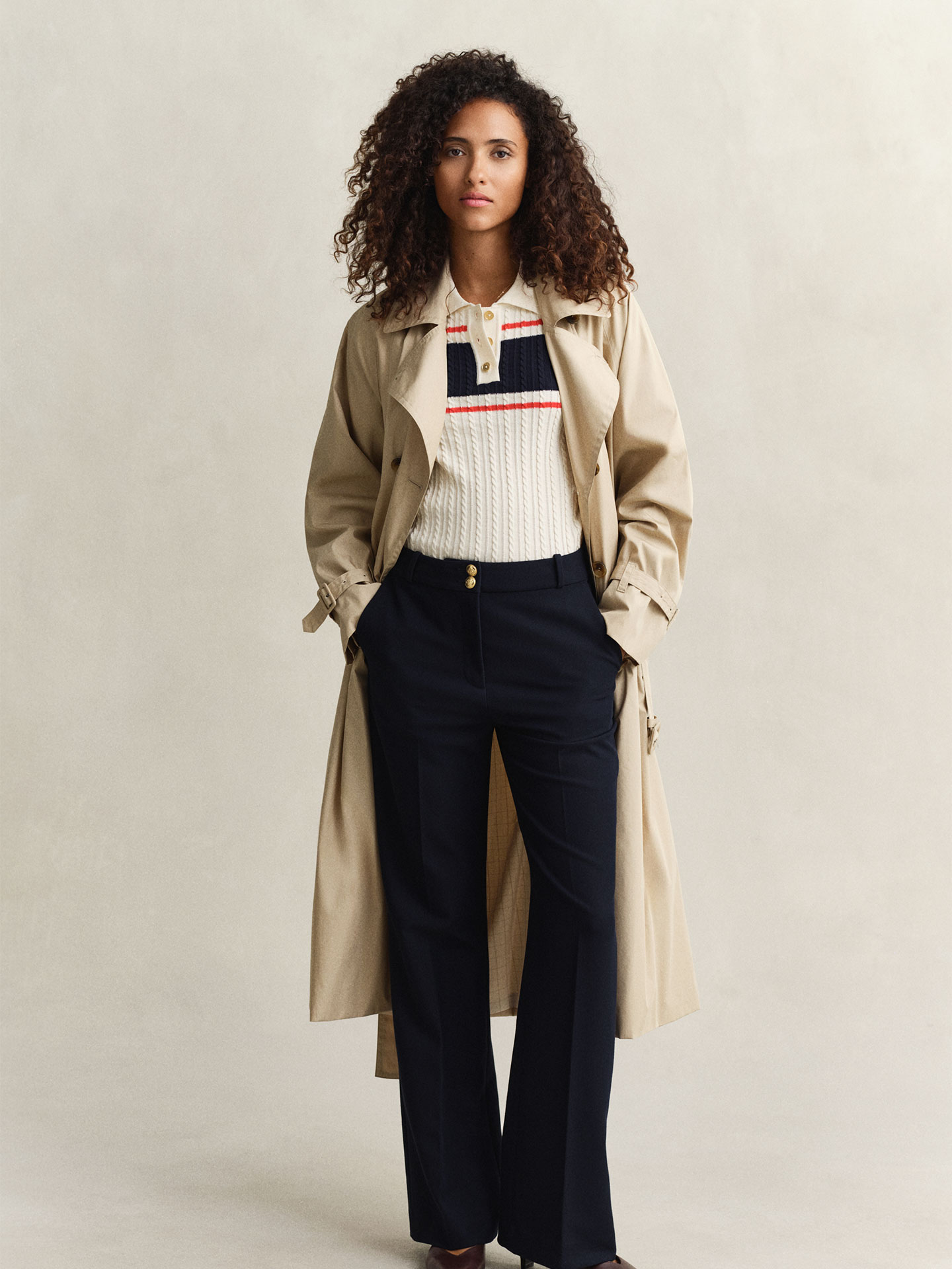 Polo de Malha Entrançada