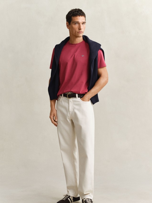 T-shirt com Logótipo Bordado