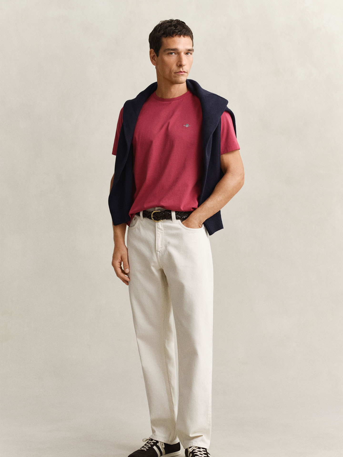 T-shirt com Logótipo Bordado