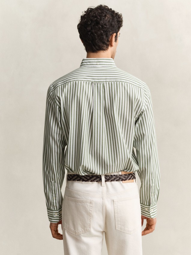 Camisa às Riscas Regular Fit