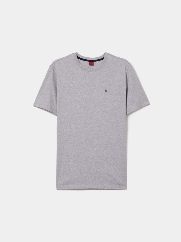 T-shirt com Logótipo Bordado